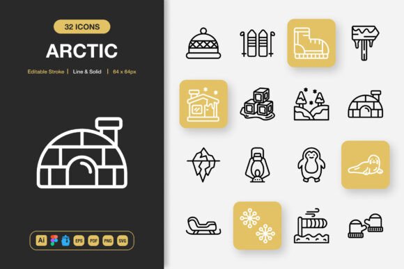 Arctic Icons: Streamline Your Creative Vision