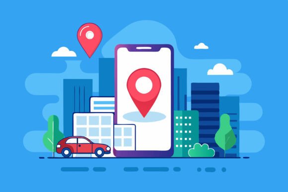 Buying, Selling and Renting Flat Illustrations