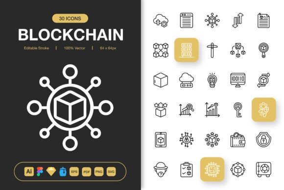 Choosing Blokchain Icons for Streamlined Project Design