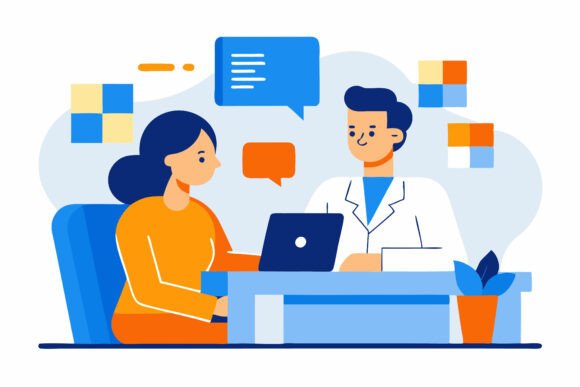 Doctor Who Giving Advice for Patient
