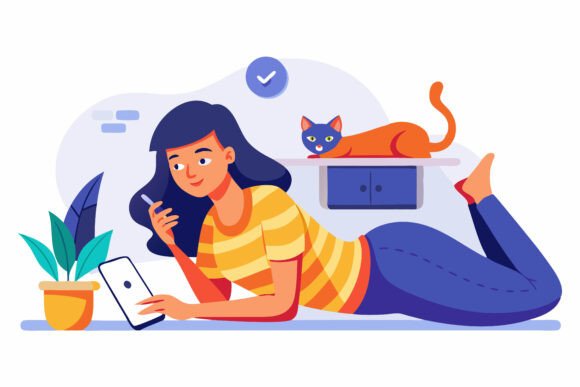 Girl with Laptop Lies: What Makes This Illustration Stand Out?