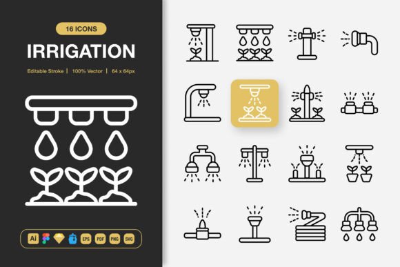 How Irrigation Icons Simplify Visual Storytelling Across Every Project