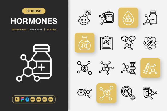 Making the Right Choice: Are Hormones Icons the Design Asset Your Project Needs?