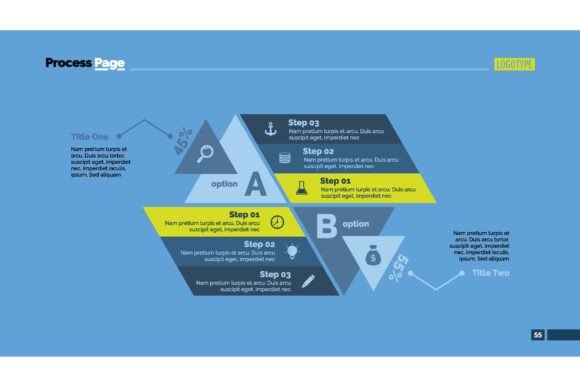 Mastering Decision Pathways with the Two Options and Three Steps Process Chart