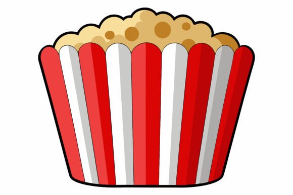 Pop Corn Fast Food and the Rise of Specialized AI EPS Illustration Collections