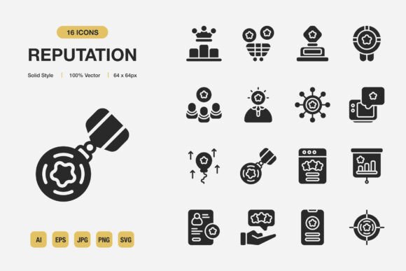 Reputation Solid Icons