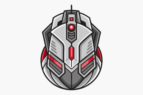 Robot Helm Head Hero Logo Design for Modern Brands
