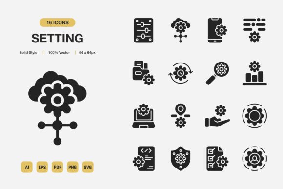 Setting Solid Icons: Minimalist Design for Every Project