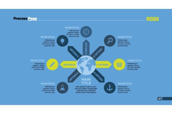 Seven Options Process Chart Slide Template: A Practical Review for Clearer Business Communication