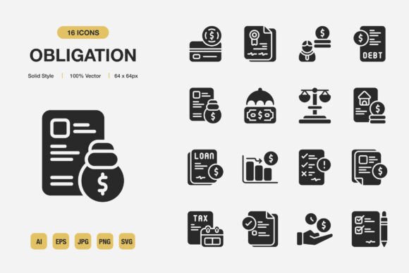 Understand What Obligation Solid Icons Offer Before You Commit